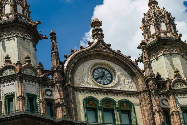 Budapeste Hungria Julho 2020 Vista Arquitetura Gótica Edifício Histórico Centro — Fotografia de Stock