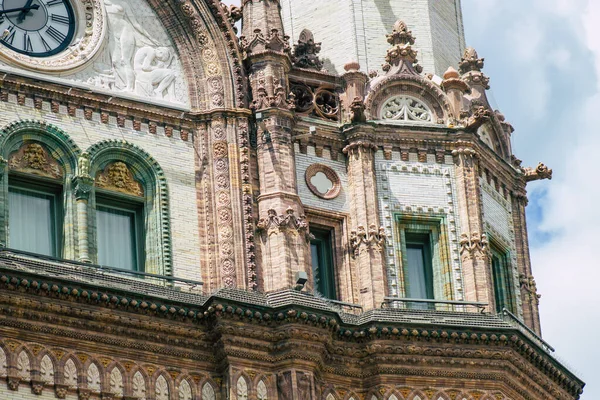 Budapest Hungría Julio 2020 Vista Arquitectura Gótica Del Edificio Histórico — Foto de Stock