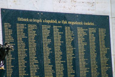 Budapeşte Macaristan 15 Temmuz 2020 'de Dohany Sokağı Sinagogu' na bakınız, Erzsebetvaros 'ta tarihi bir bina ve Avrupa' nın en büyük sinagogu. 