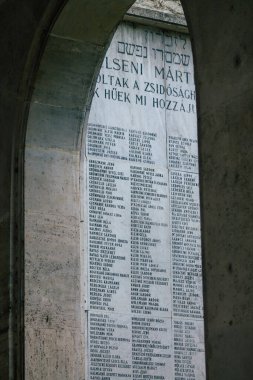 Budapeşte Macaristan 15 Temmuz 2020 'de Dohany Sokağı Sinagogu' na bakınız, Erzsebetvaros 'ta tarihi bir bina ve Avrupa' nın en büyük sinagogu. 