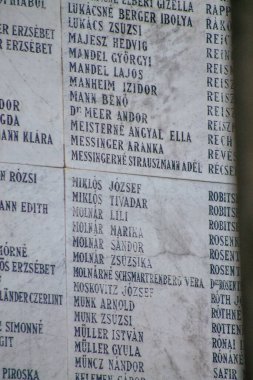 Budapeşte Macaristan 15 Temmuz 2020 'de Dohany Sokağı Sinagogu' na bakınız, Erzsebetvaros 'ta tarihi bir bina ve Avrupa' nın en büyük sinagogu. 