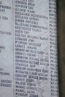 Budapeşte Macaristan 15 Temmuz 2020 'de Dohany Sokağı Sinagogu' na bakınız, Erzsebetvaros 'ta tarihi bir bina ve Avrupa' nın en büyük sinagogu. 