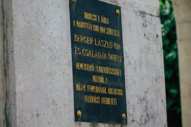 Budapeşte Macaristan 15 Temmuz 2020 'de Dohany Sokağı Sinagogu' na bakınız, Erzsebetvaros 'ta tarihi bir bina ve Avrupa' nın en büyük sinagogu. 