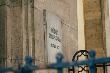 Budapeşte Macaristan 15 Temmuz 2020 'de Dohany Sokağı Sinagogu' na bakınız, Erzsebetvaros 'ta tarihi bir bina ve Avrupa' nın en büyük sinagogu. 