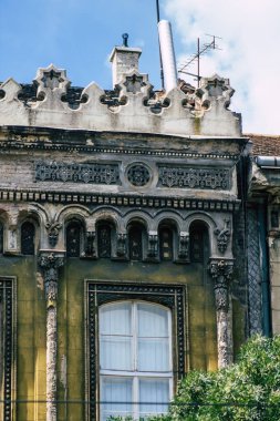 Budapeşte Macaristan 15 Temmuz 2020 Macaristan 'ın başkenti ve Macaristan' ın en kalabalık şehri olan Budapeşte 'nin şehir merkezindeki tarihi yapı manzarası