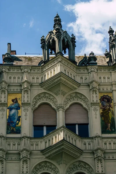 匈牙利布达佩斯7月15日2020年7月15日匈牙利首都布达佩斯市中心和匈牙利人口最多的城市历史建筑观 — 图库照片