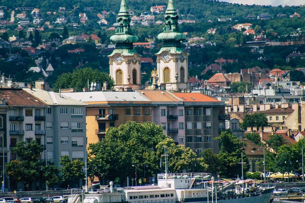 Budapest Ungarn Juli 2020 Blick Auf Ein Historisches Gebäude Der — Stockfoto
