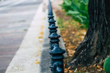 Budapeşte Macaristan 20 Temmuz 2020 Macaristan 'ın başkenti ve Macaristan' ın en kalabalık şehri olan Budapeşte 'nin merkezindeki Aziz Stephen Bazilikası' nın cephesine bakınız.