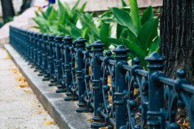 Budapeşte Macaristan 20 Temmuz 2020 Macaristan 'ın başkenti ve Macaristan' ın en kalabalık şehri olan Budapeşte 'nin merkezindeki Aziz Stephen Bazilikası' nın cephesine bakınız.