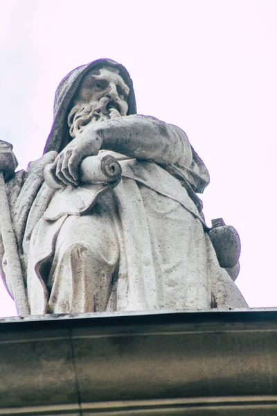 Boedapest Hongarije Juli 2020 Uitzicht Gevel Van Stephen Basiliek Gelegen — Stockfoto