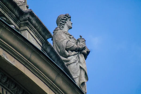 Boedapest Hongarije Juli 2020 Uitzicht Gevel Van Stephen Basiliek Gelegen — Stockfoto