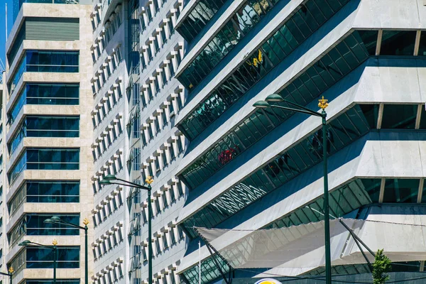 Λισαβόνα Πορτογαλία Ιουλ 2020 Άποψη Της Πρόσοψης Των Σύγχρονων Κτιρίων — Φωτογραφία Αρχείου