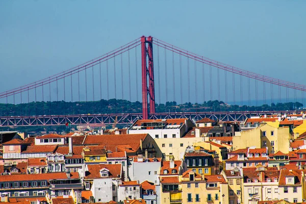 Lisboa Portugal Julio 2020 Vista Panorámica Los Edificios Históricos Centro —  Fotos de Stock