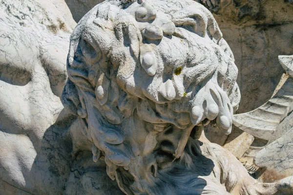 Lisbon Portugal July 2020 Closeup Monument Statue Located Marquis Pombal — Stock Photo, Image