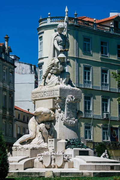 Lisboa Portugal Julho 2020 Vista Monumento Centro Cidade Lisboa Capital — Fotografia de Stock