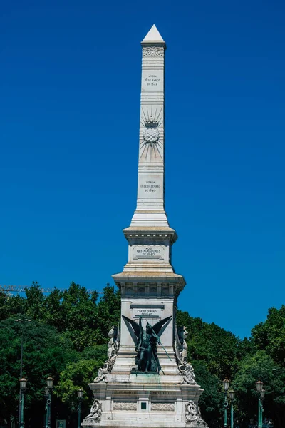 Lisboa Portugal Julho 2020 Vista Monumento Centro Cidade Lisboa Capital — Fotografia de Stock