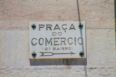 Lizbon Portekiz 29 Temmuz 2020 Bir cadde ya da yol görüntüsü bir sokağa verilen bir isim, genellikle onları Lizbon sokaklarında daha fazla teşhis etmek için adresin bir kısmını oluşturur