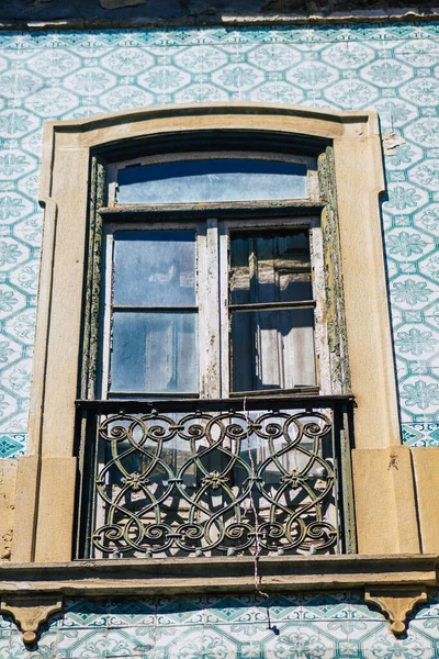 Lisboa Portugal Agosto 2020 Vista Fachada Clásica Antiguos Edificios Históricos — Foto de Stock