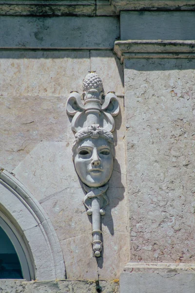 Lissabon Portugal August 2020 Blick Auf Ein Denkmal Der Innenstadt — Stockfoto