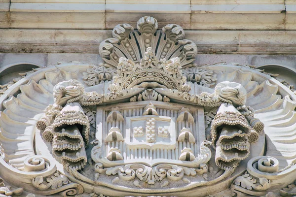 Lissabon Portugal August 2020 Blick Auf Ein Denkmal Der Innenstadt — Stockfoto