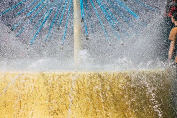 Reims France Agosto 2020 Veduta Una Fontana Situata Nel Centro — Foto Stock