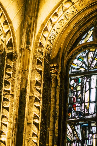 Reims Frankreich August 2020 Blick Auf Die Römisch Katholische Kirche — Stockfoto