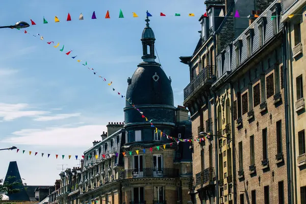 Reims France August 2020 View Facade Historical Building Located Reims — Stock Photo, Image