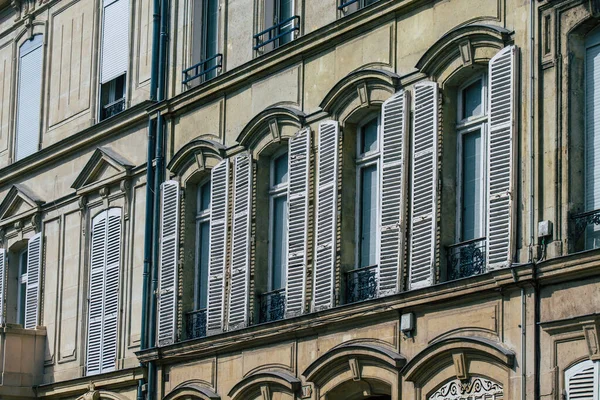 Reims Francia Agosto 2020 Vista Fachada Edificio Histórico Situado Reims —  Fotos de Stock