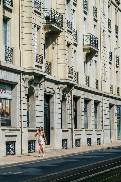 Reims Francia Agosto 2020 Vista Fachada Edificio Histórico Situado Reims — Foto de Stock