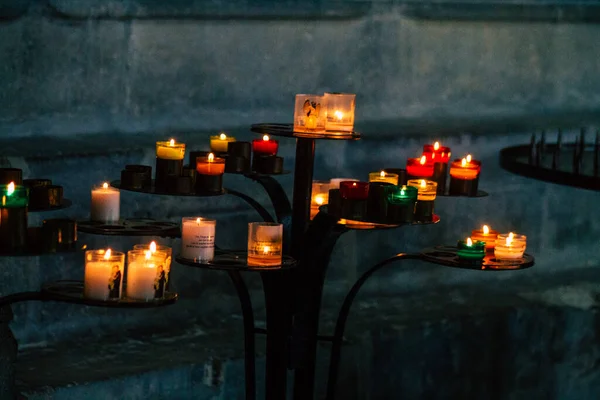 Reims Franciaország Augusztus 2020 View Notre Dame Cathedral Reims Város — Stock Fotó