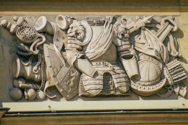 Reims France 04 Eylül 2020 tarihsel şehir merkezindeki belediye binasının görüntüsü, Fransa 'nın Grand Est bölgesinde bir şehir ve Avrupa' nın en eskilerindendir.