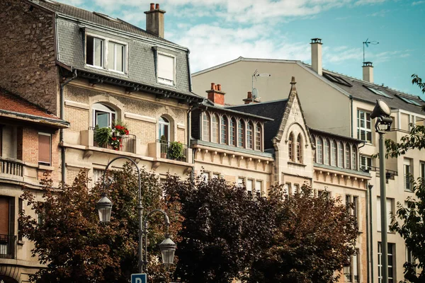 Reims France Вересня 2020 Вид Фасад Історичної Будівлі Розташований Реймсі — стокове фото