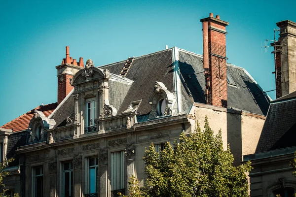 ランス フランス2020年9月4日フランスの東北部の都市ランスに位置する歴史的建造物のファサードの眺めヨーロッパで最も古い建物の1つ — ストック写真
