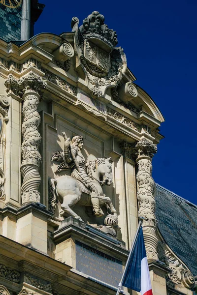 Reims France Вересня 2020 Вид Ратушу Розташований Історичному Центрі Реймса — стокове фото