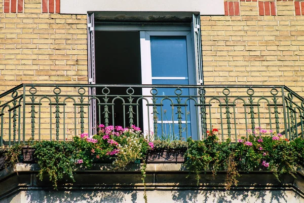 Reims Frankrike September 2020 Utsikt Över Fasaden Historisk Byggnad Belägen — Stockfoto