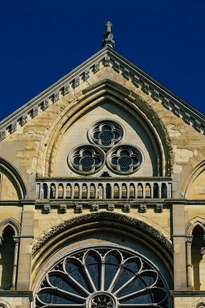 Reims France September 2020 View Basilica Saint Remi Medient Abbebis — 스톡 사진