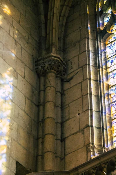 Reims France September 2020 Pemandangan Dalam Basilika Saint Remi Sebuah — Stok Foto