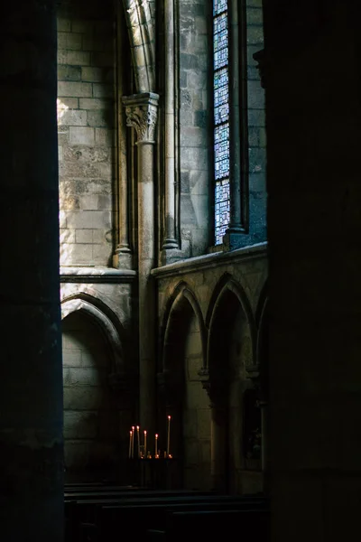 Reims France September 2020 View Basilica Saint Remi Medieval Abbey — Stock Photo, Image