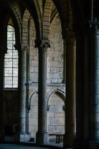 Reims France Septiembre 2020 Vista Desde Interior Basílica Saint Remi — Foto de Stock