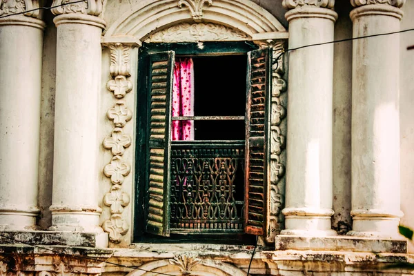 View Facade Old House Nepal — Stock Photo, Image