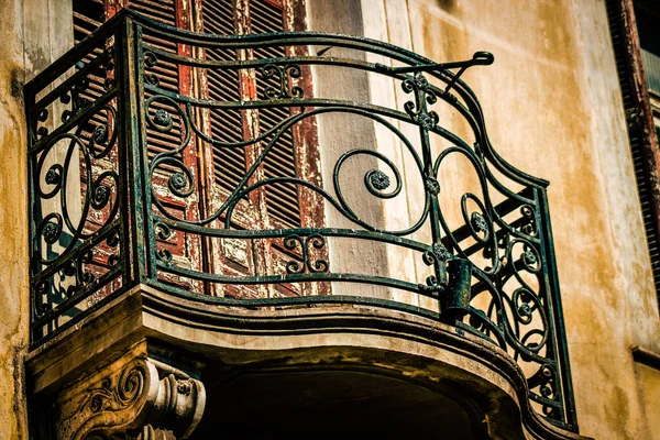 View Facade Old House Greece — Stock Photo, Image