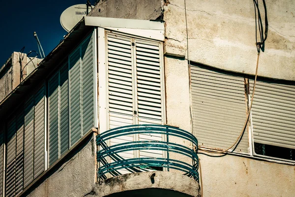 Vue Façade Bâtiment Moderne Dans Les Rues Tel Aviv Israël — Photo