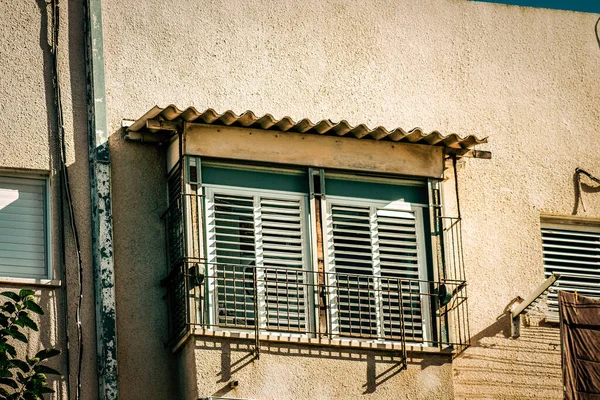 Utsikt Över Fasaden Modern Byggnad Gatorna Tel Aviv Israel — Stockfoto