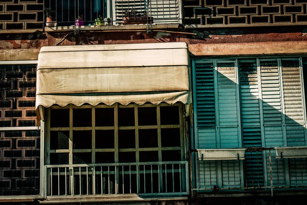 Veduta Della Facciata Edificio Moderno Nelle Strade Tel Aviv Israele — Foto Stock