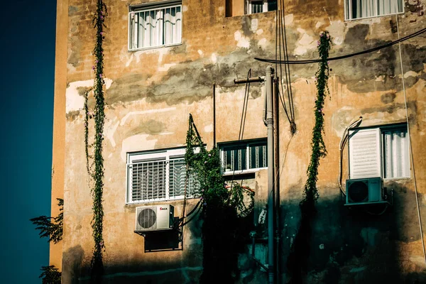 Vista Fachada Edificio Moderno Las Calles Tel Aviv Israel — Foto de Stock