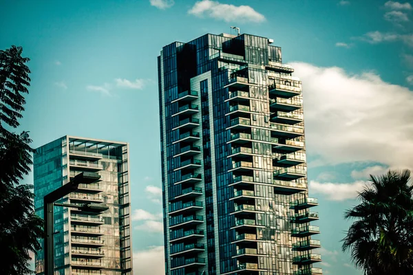 View Facade Modern Building Streets Tel Aviv Israel — Stock Photo, Image