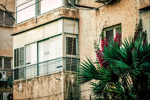 Vista Fachada Edificio Moderno Las Calles Tel Aviv Israel — Foto de Stock