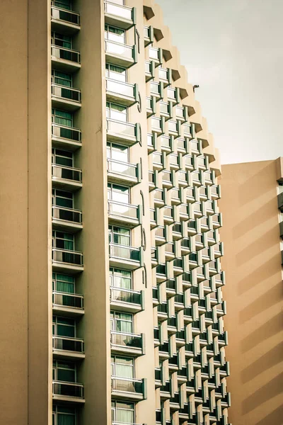 Vue Façade Bâtiment Moderne Dans Les Rues Tel Aviv Israël — Photo