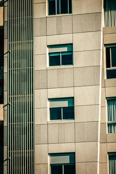 Vista Fachada Edifício Moderno Nas Ruas Tel Aviv Israel — Fotografia de Stock