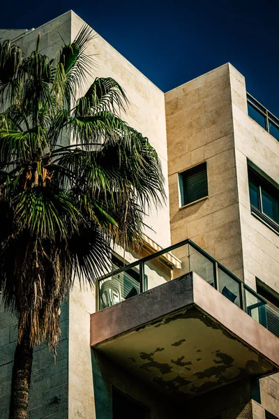 View Facade Modern Building Streets Tel Aviv Israel — Stock Photo, Image
